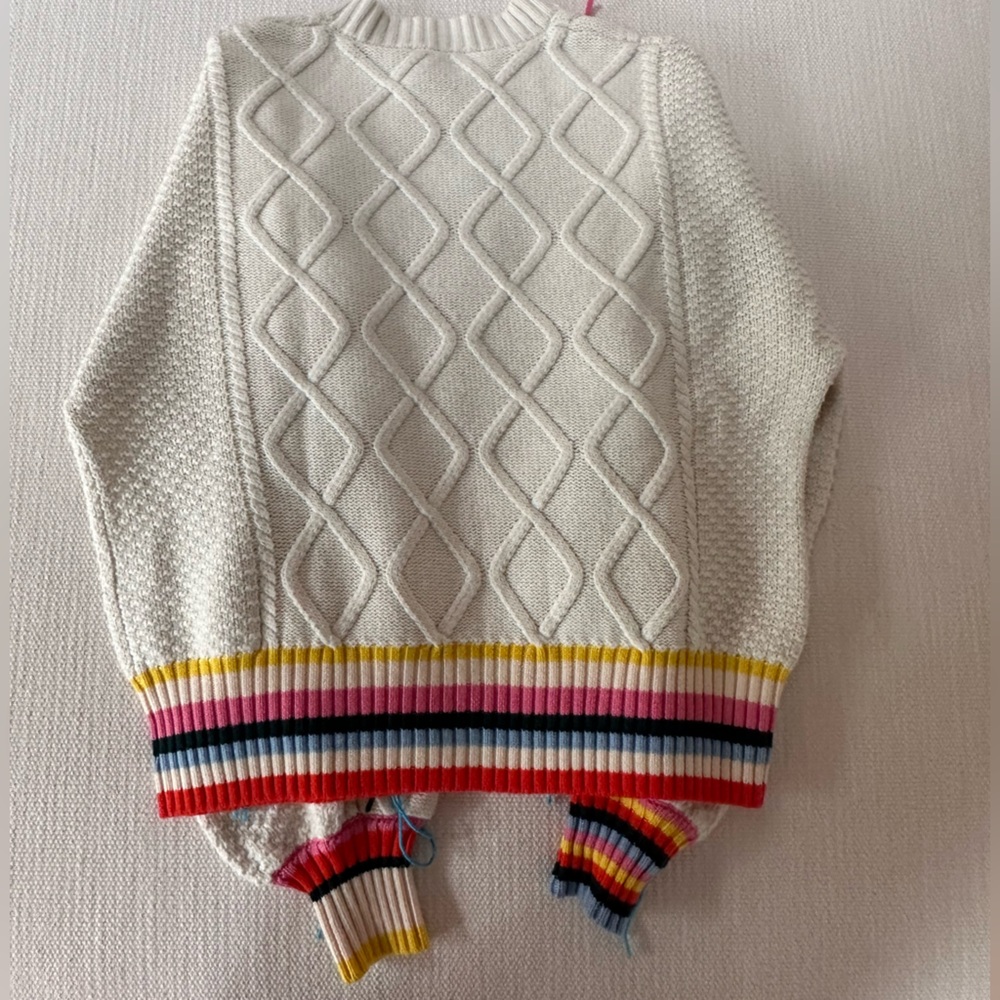 Colorful Knit Sweater - Picture 3 of 4